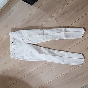 Rag & Bone White Manson High Rise Skinny Sz 26